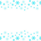 Fototapeta Kwiaty - background snow flakes blue white