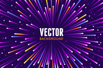 Poster - Vector abstract background with copy space for text - bright vibrant banner