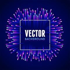 Poster - Vector abstract background with copy space for text - bright vibrant banner