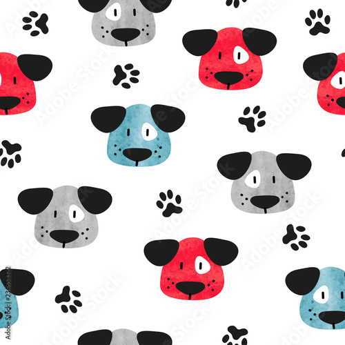 Seamless childish pattern w...