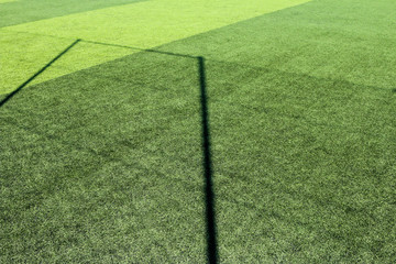 Wall Mural - artificial grass floor with shadow texture in Chiang Mai Thailand