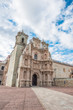 Beautiful colonial facade of the Soledad Church in Oaxaca, Mexico