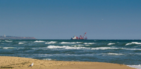 boat on sea