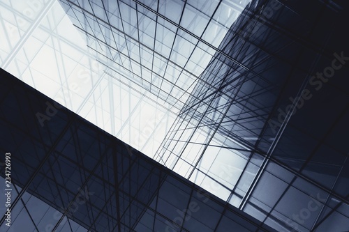 architecture-of-geometry-at-glass-window-monochrome