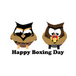 Concept for Boxing Day on isolated background, vector illustration