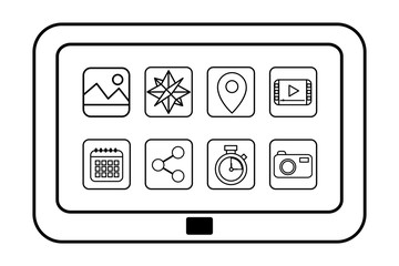 Sticker - technology computer screen cartoon