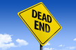 © virtualpictures.com - 3D Illustration of a road sign _dead end_angle3