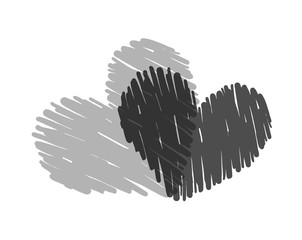 Poster - heart passion symbol