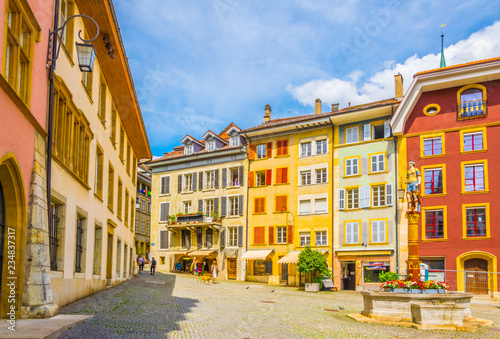 Fotografía Historical center of Biel/Bienne, Switzerland