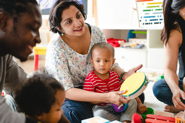 Parents join their childs learning club