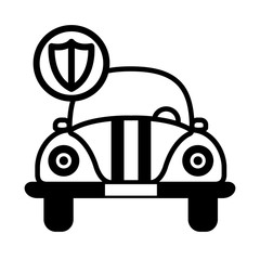 Wall Mural - Car vector icon