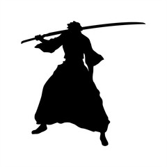 samurai silhouette warrior sword ninja japanese katana