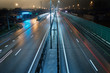 Traffic on the night highway