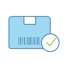 Sticker - Approved delivery color icon