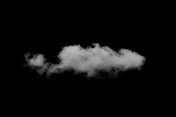 Wall Mural - white cloud with black background