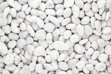 White Pebbles Stone Texture And Background 