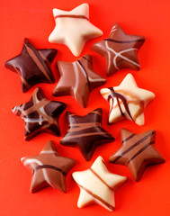 Wall Mural - CHOCOLATE STARS