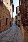 Fototapeta Fototapety na drzwi - Streets of Spello in Umbria, Italy. 
