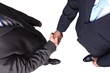 © BillionPhotos.com - Businessmen shaking hands - isolated