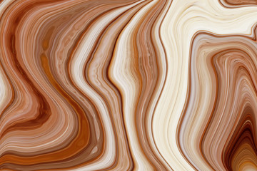 Marble ink colorful. brown marble pattern texture abstract background. can be used for background or wallpaper