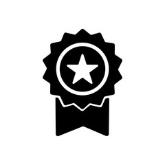 Wall Mural - badge with a star icon