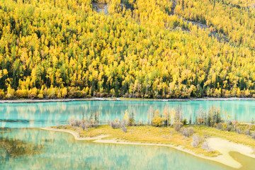 Wall Mural - colorful kanas autumn landscape
