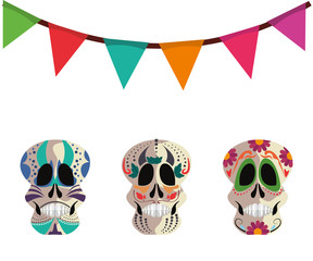 Sticker - day of the dead concept