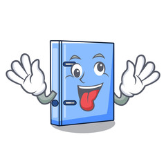 Sticker - Crazy office binder file Isolated on cartoon