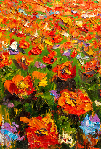 Naklejki Claude Monet  kwiaty-obrazy-monet-malarstwo-claude-impresjonizm-farba-pejzaz-kwiat-laka-olej