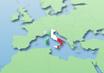  map of italy
