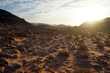 Sunrise in desert