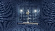 Testing A Of A Radar In An Anechoic Chamber