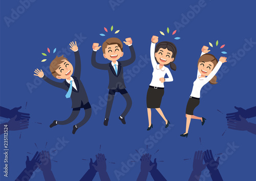 Cuadros en Lienzo Congratulations to the successful employees