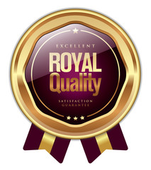 Wall Mural - Royal Quality Badge