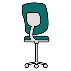 Poster - Isolated office chair design