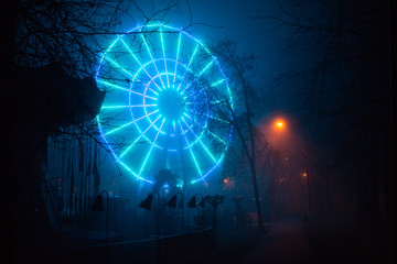 carousel at night