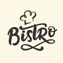 Bistro Cafe Vector Logo Badge