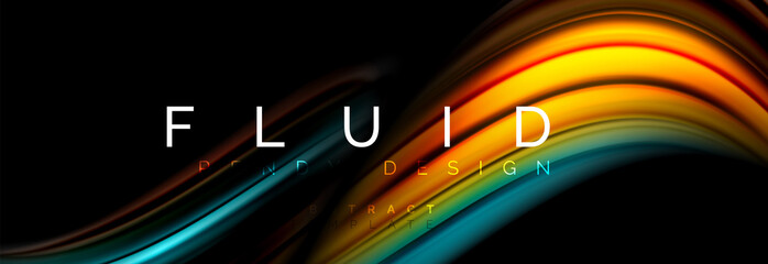 Fluid color motion concept