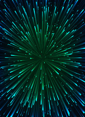 Speed of light vector background.