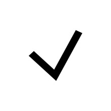 Check Mark Icon Symbol Vector