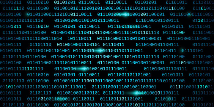 blue digital binary code web cyber technology background vector illustration EPS10