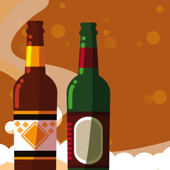 Sticker - Beer bottle design