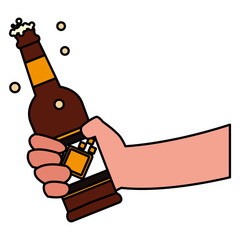 Sticker - Beer bottle design