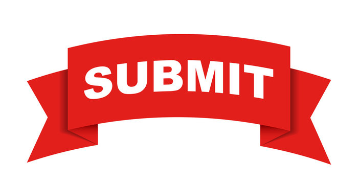 red vector banner submit
