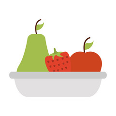 Sticker - Delicious and healthy fruits