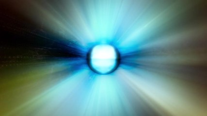 Wall Mural - Light FX2198: Cosmic space travel (Loop).