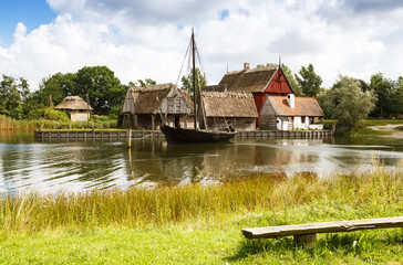 Wall Mural - Middle ages center in Denmark