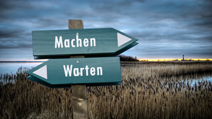 Poster - Schild 382 - Machen