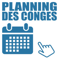 Poster - Logo planning des congés.