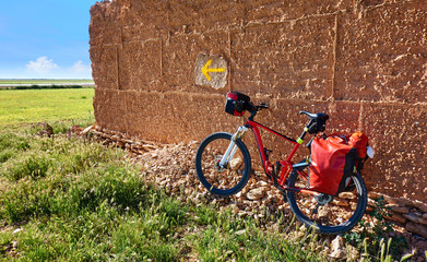 Sticker - Camino de Santiago by bicycle Saint James